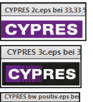 CYPRES pure logo set
