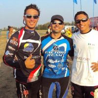 The Fatturoso Brothers pose for a picture with PD Factory Team member, Jonathan Tagle