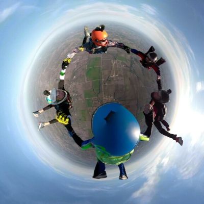 5-Way Round skydive