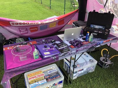 Tent desk