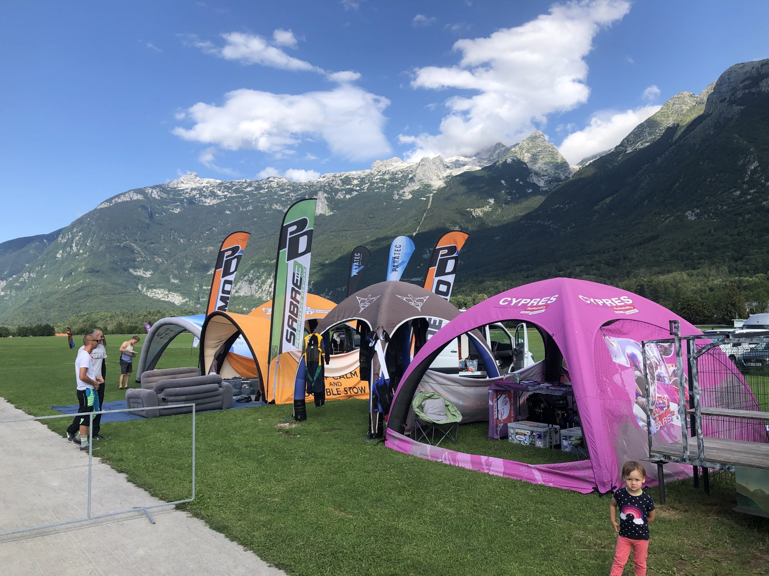 Tent at Bovec