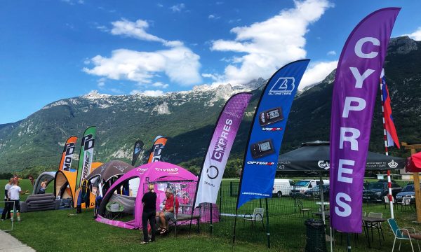 Tent and Blades at Bovec